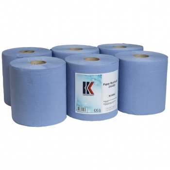 ROLA HARTIE BLUE 2-ST, 450FOI, 36X20CM(H), 162M/ROL, 6ROLE/SET - (HK160637) 0